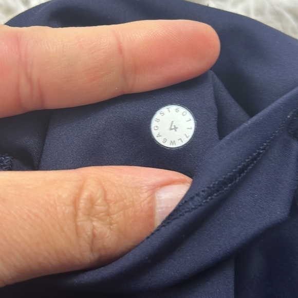Lululemon Fast & Free Crop (19") Midnight Navy - Picture 5 of 6